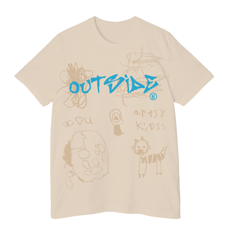 Outside Artsy Kidss Tshirt