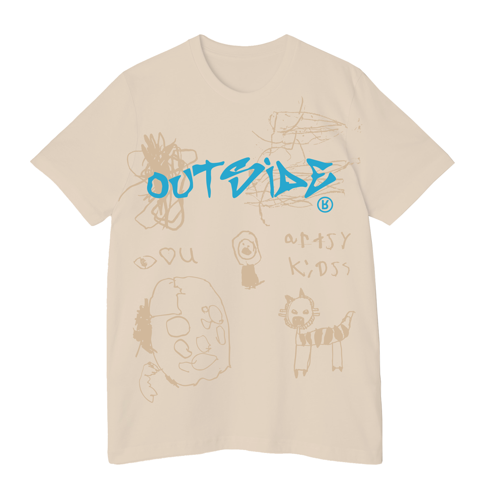 Outside Artsy Kidss Tshirt